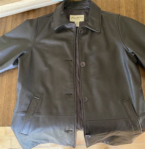 Vintage Eddie Bauer Leather Jacket Gem