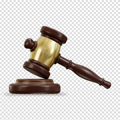 Premium Psd Scale And Gavel Icon Concept Of Law Icon 3d Rendering