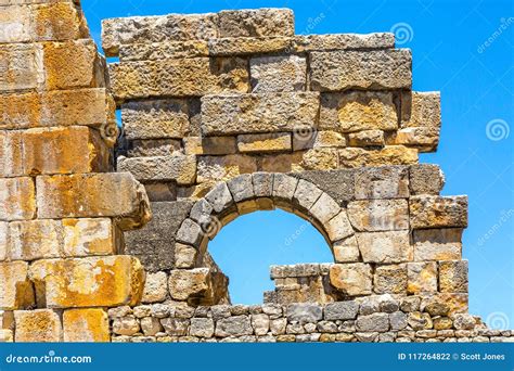 Roman Ruins In North Africa Stock Photo Image Of Ancient Columns