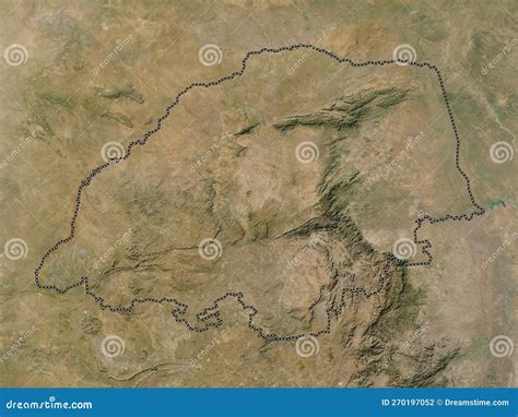 Limpopo South Africa Low Res Satellite No Legend Stock Illustration