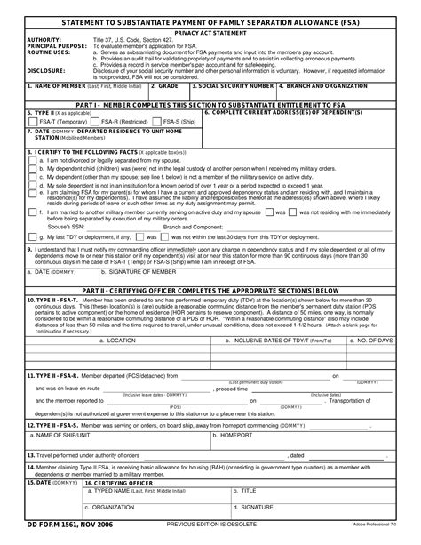 Dd Form 1561 ≡ Fill Out Printable Pdf Forms Online