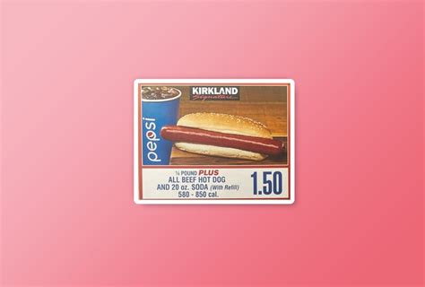 Costco Hot Dog Meme Sticker Etsy