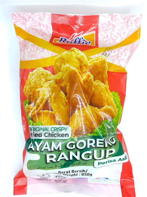 Raffie Ori Crispy Fried Chicken 850g Bak Lai Fish Ball Food Industries