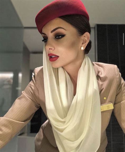 Flight Attendant Hot Emirates Cabin Crew Airline Cabin Crew Flight Girls Airline Uniforms