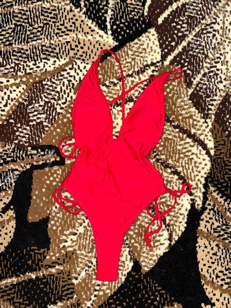 Red One Piece Bikini On Carousell