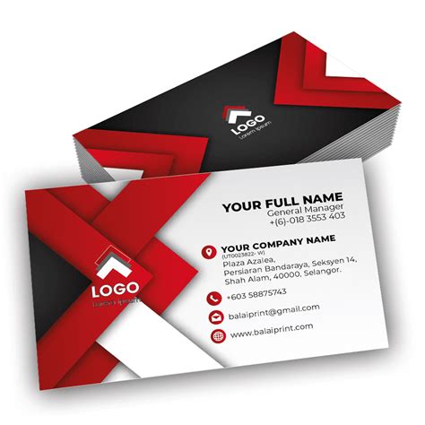 Name Card Design Ncx008 Balaiprint