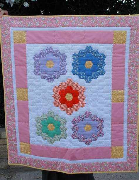 Charley Dee And Me Finished Grandma S Flower Garden Quilt