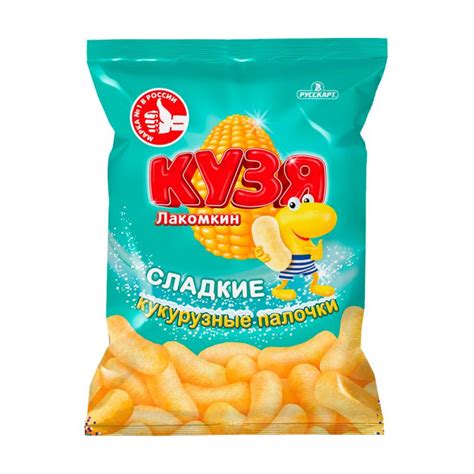 Кукурузные палочки, Кузя Лакомкин, 140 г - купить в интернет-магазине ...