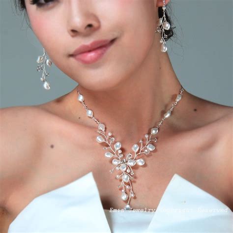 Bridal Jewelry Sets Ivory Pearls Wedding Jewelry Set Ivory Etsy