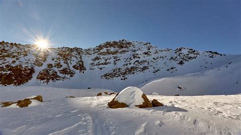 Abri Ticchioni vallée d Aoste randonnée en ski insta 360 one X2