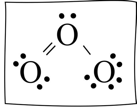 Draw The Lewis Structure Of Ozone O3
