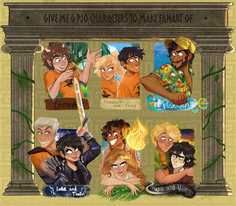 Six Fanart Pjo By Wiccatwolf On Deviantart