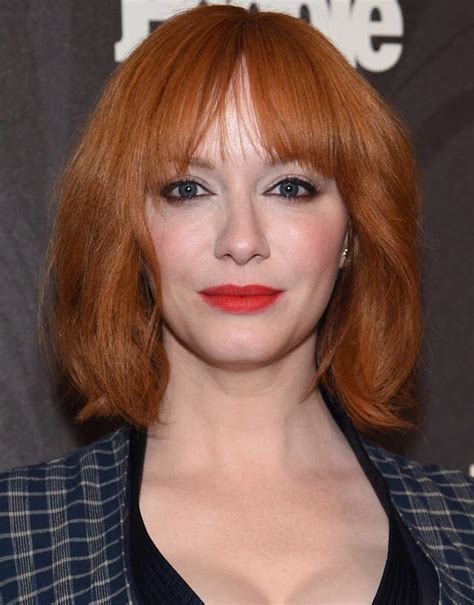 Christina Hendricks Short Bob Hairstyles Christina Hendricks