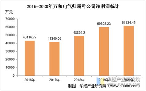 2016 2020年万和电气（002543）总资产、总负债、营业收入、营业成本及净利润统计华经情报网华经产业研究院