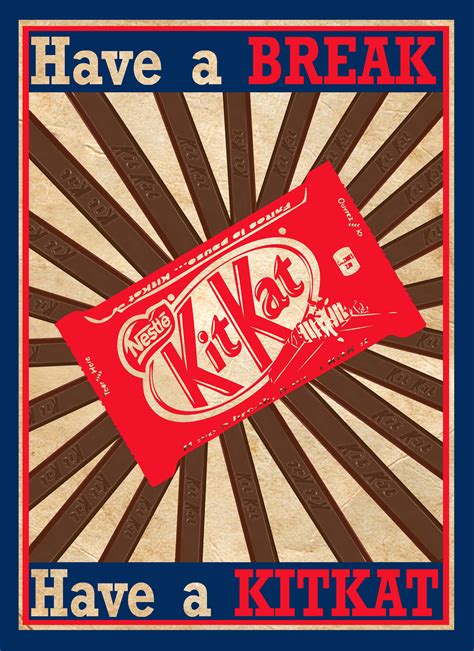 Propaganda Style Poster For Kit Kat Behance