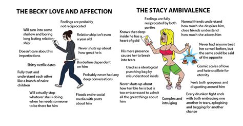 Becky Vs Stacy Feelings About Significant Other Virginvschad