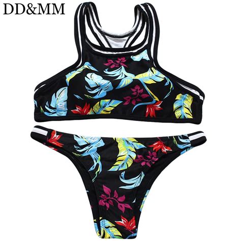 Ddandmm 2018 New Bikini Set Beachwear Brazilian Bikinis Swimsuit Tie Die