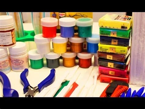 Покупки для творчества - Полимерная глина FIMO, краски... - YouTube