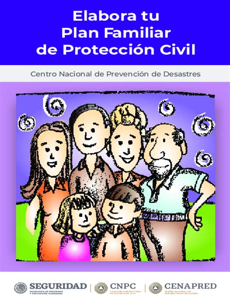 Fillable Online Proteccioncivil Chiapas Gob Elabora Tu Plan Familiar