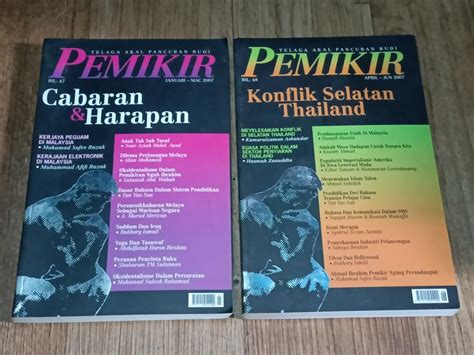 Buku Majalah Pemikir Telaga Akal Pancuran Budi Hobbies Toys