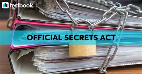 Official Secrets Act 1923 Provisions Punishment Features