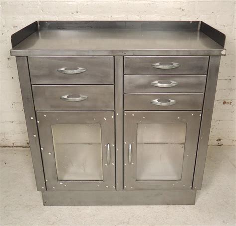 Restored Doctors Metal Cabinet At 1stdibs