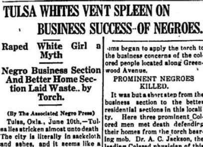 Black Wall Street and the 1921 Tulsa race riot – The Gramblinite