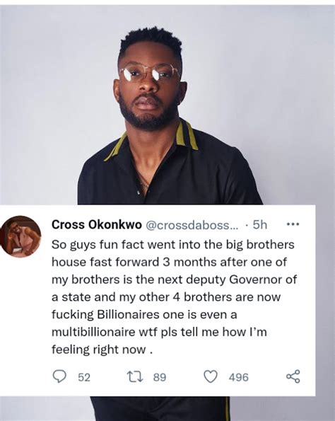 Stella Dimoko Korkus Reality TV Star Cross Tells His Fans How Life