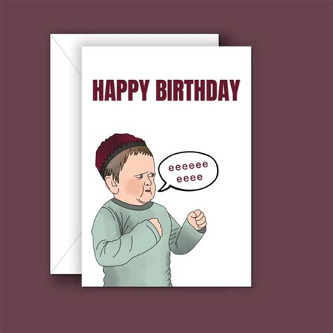 Hasbulla Magomedov Happy Birthday Card Hasbullah Card Etsy Ireland