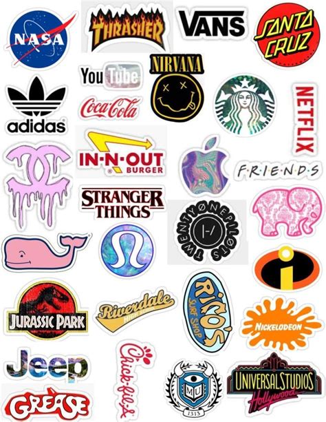 Brands Stickers 🔥 Tumblr Stickers Aesthetic Stickers Iphone Case