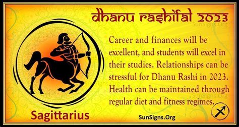 Dhanu Rashifal 2023 Yearly Bhavishya Rashi Predictions SunSigns Org