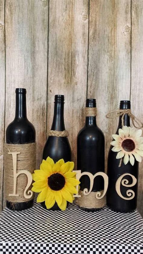 17 Outstanding Ways To Reuse Glass Bottles Wine Bottle Diy Crafts