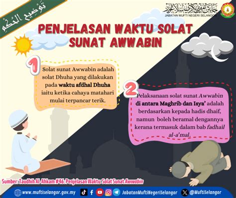 46 Taudhih Al Hukmi Penjelasan Waktu Solat Sunat AWWABIN Jabatan