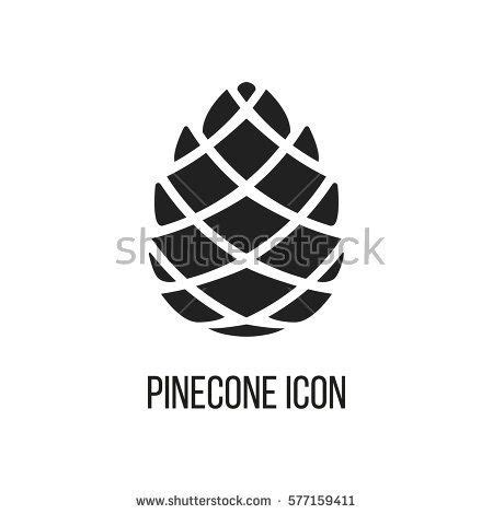 Pine Cone Icon At Vectorified Collection Of Pine Cone Icon Free