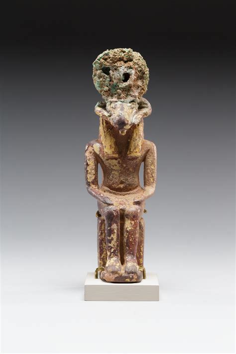 Ram Headed Figure Of The God Amun Re Late Period The Metropolitan