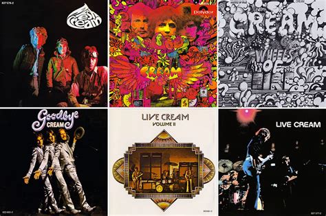 Cream Albums Collection 1966 1972 7cd Non Remastered Releases