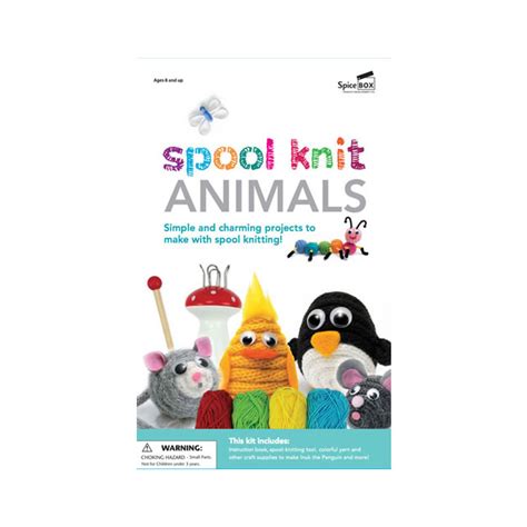 Spicebox Spool Knit Animals Kit