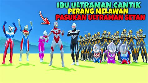 Ibu Ultraman Cantik Ngamuk Bertarung Lawan Ultraman Setan