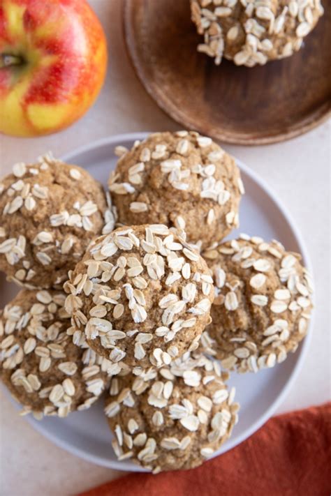 Healthy Oatmeal Applesauce Muffins The Roasted Root