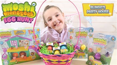 Moshi Monsters Egg Hunt Blingos Party House Unboxing Limited Edition