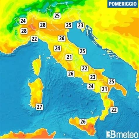 Meteo Italia Temperature In Aumento Nei Prossimi Giorni Ecco I