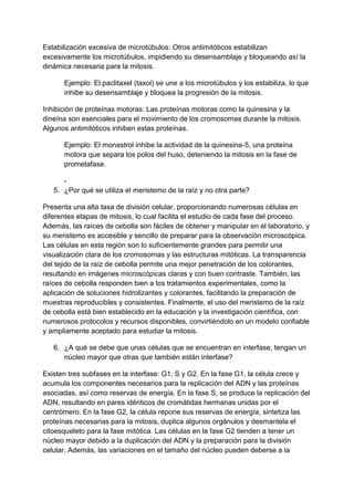 Preguntas Que Se Puede Tener Acerca De La Mitosis Pdf Descarga Gratuita