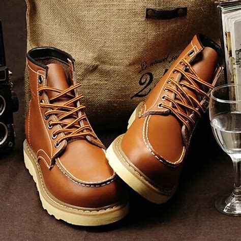 Buy Mens Boots Winter Genuine Leather Hot Sell Fashion