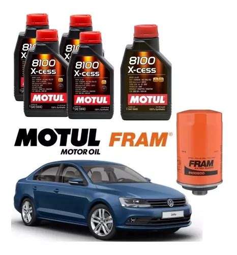 Jetta Tsi 2 0 200cv Troca Óleo Motul 8100 5w40 Fram Ph10600