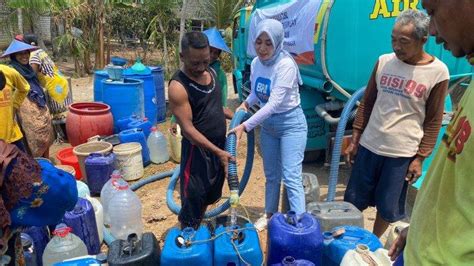 Dampak El Nino Bri Peduli Salurkan Bantuan Air Bersih Ke Beberapa