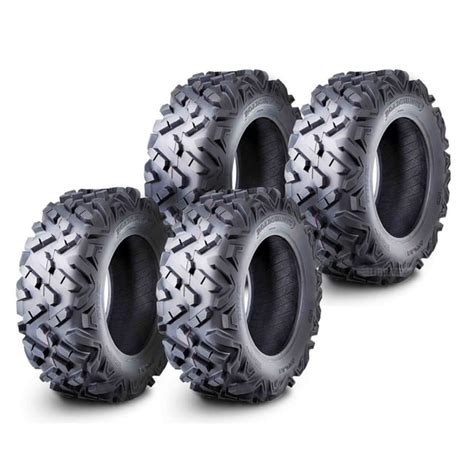 Set 4 Roadguider Atv Utv Tires 25x10 12 25x10x12 6pr