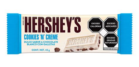 Barras De Chocolate Hershey S Cookies N Creme G Pzas Mercado Libre