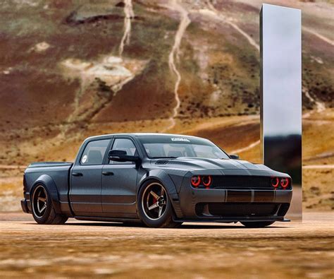 Dodge Challenger Crew Cab Is A Muscle Truck Demon Autoevolution