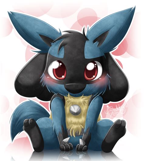 Lucario - Am I cute enough now? by Isi-Daddy on DeviantArt