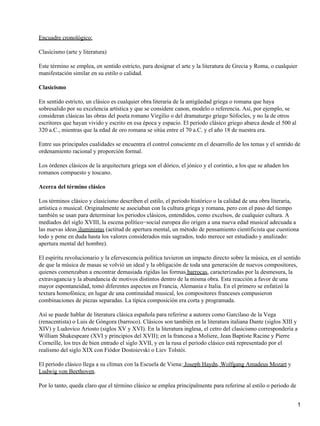 CLASICISMO LITERARIO PDF